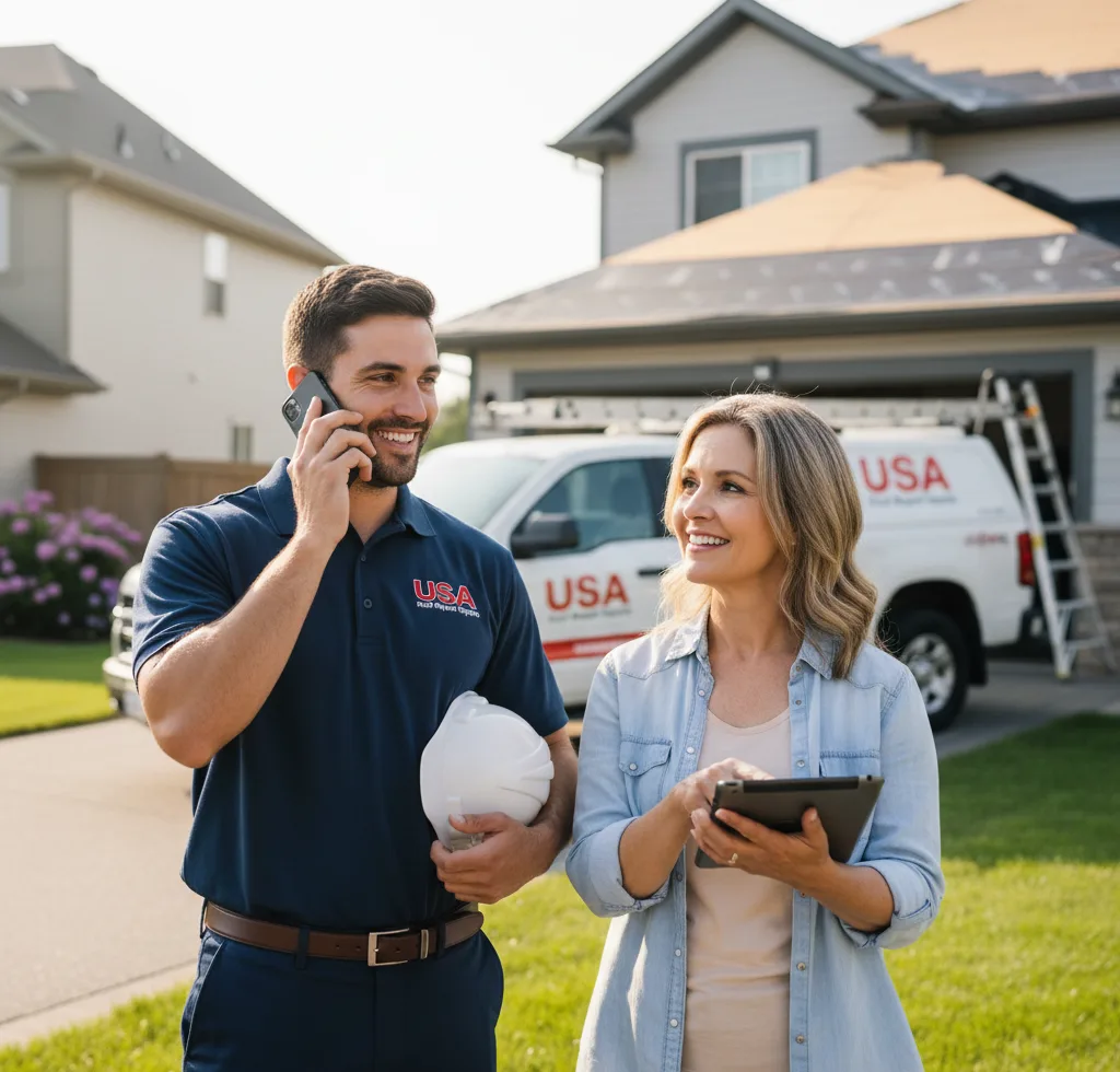 USA Roof Repair Experts customer support in Adams